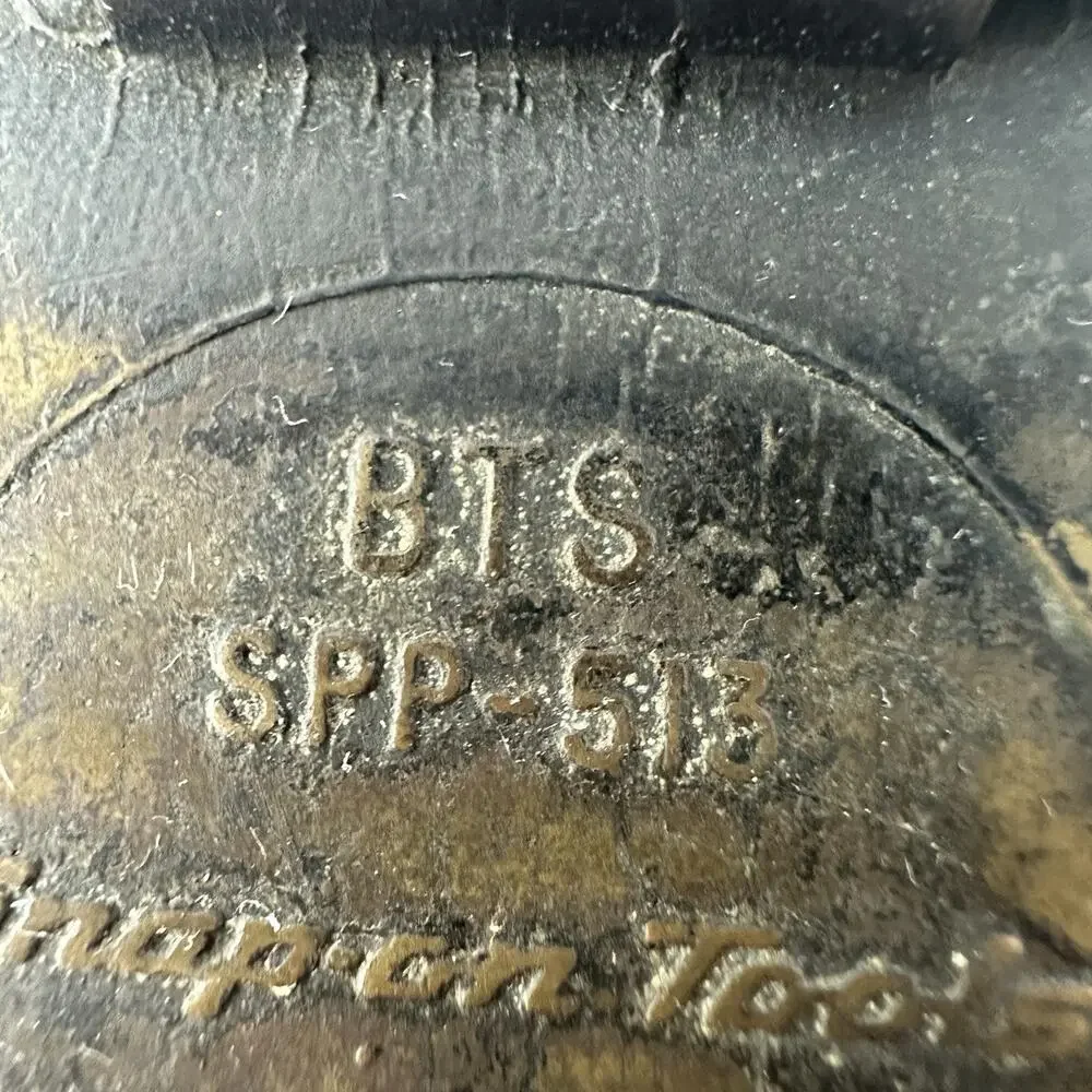 Vintage Snap On Tools Belt Buckle BTS 513 Solid Brass MADE IN USA